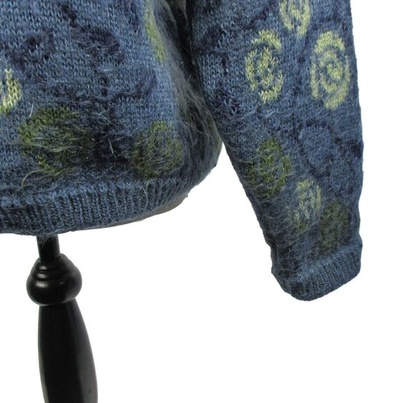 EQUORIAN Heritage Cardigan Mohair Sweater Size M 10/12 - Picture 5 of 7